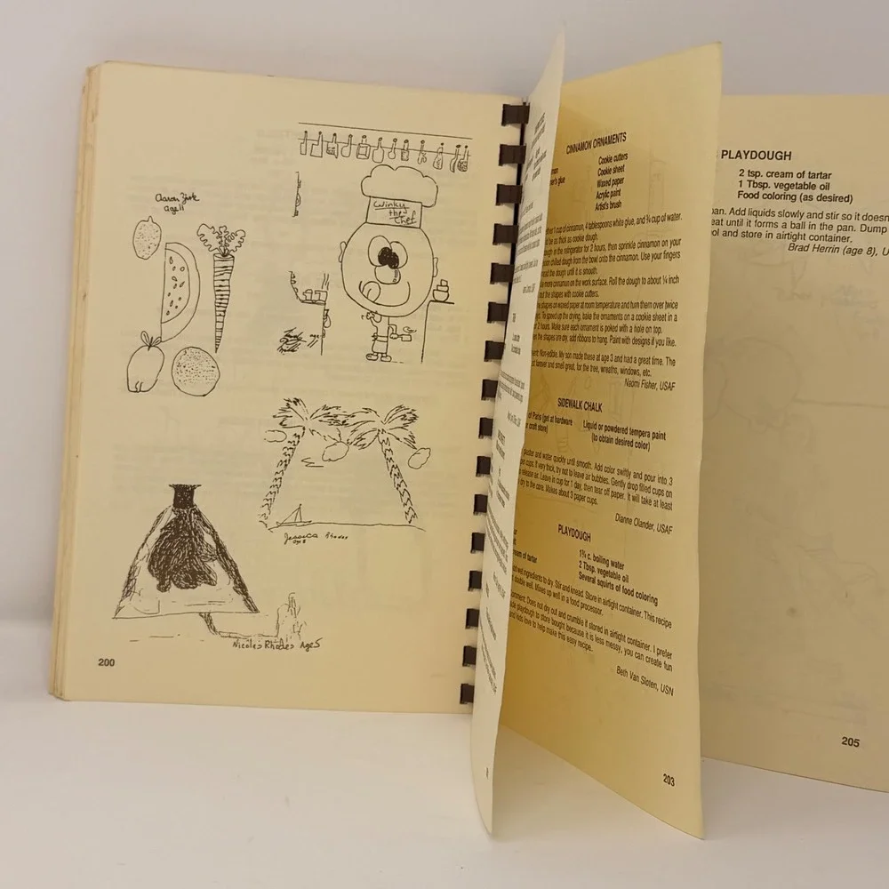 Vintage 1993 ACSC Cookbook The Support Roll Then and Now Air Force Military Base
